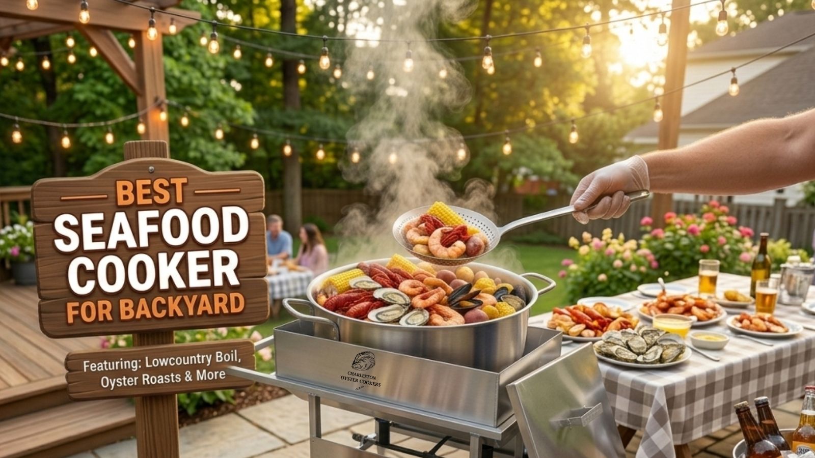 seafood cookers, crawfish cooker